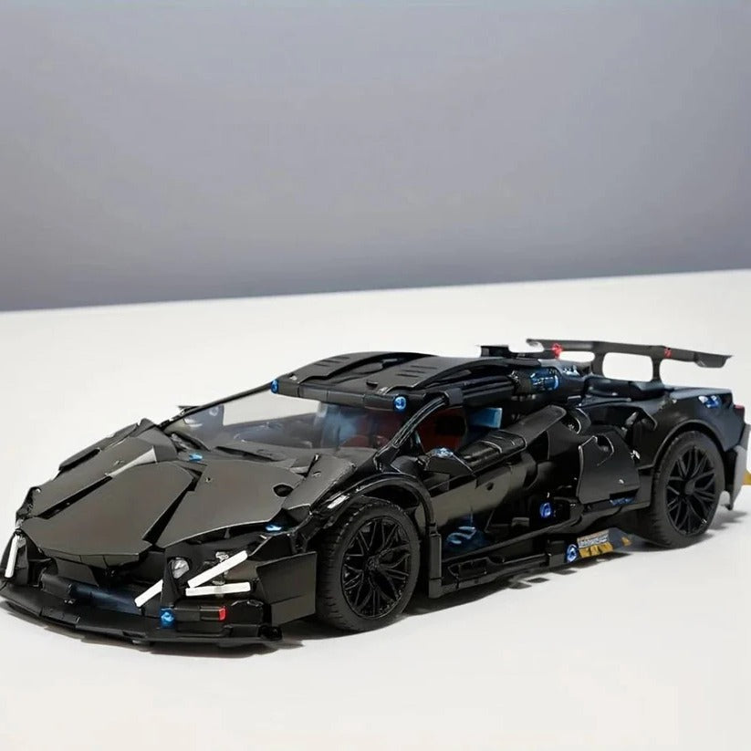 Ultimate 1288-Piece Sports Car Model Kit for Enthusiasts