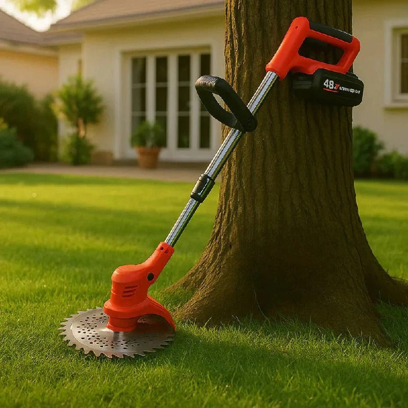 Powerful 850W Cordless Grass and Branch Trimmer with 21V Battery