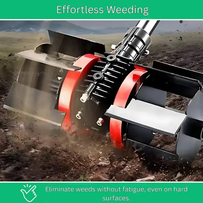 Effortless Garden Weeding Wheel for Quick Weed Control