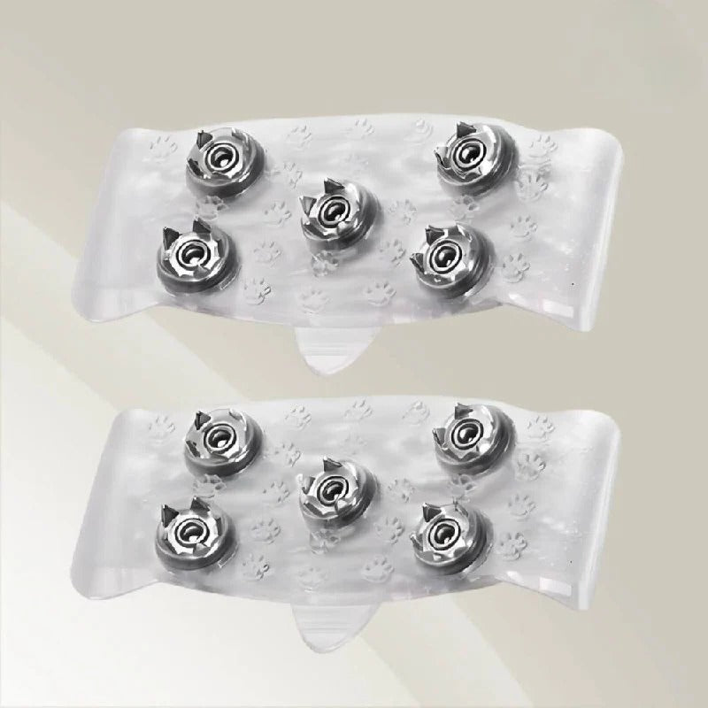 Winter Grip Spikes for Slip-Resistant Footwear