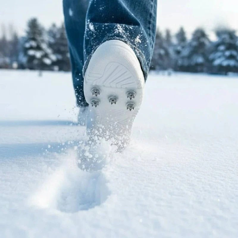 Winter Grip Spikes for Slip-Resistant Footwear