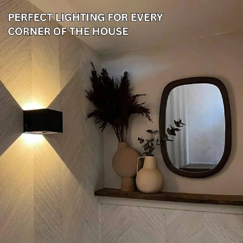 Cordless Rechargeable Wall Light with Elegant Ambient Glow
