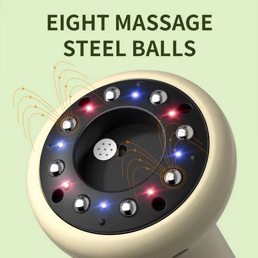 Rechargeable Cupping Therapy Device with Adjustable Heat & Dual Light