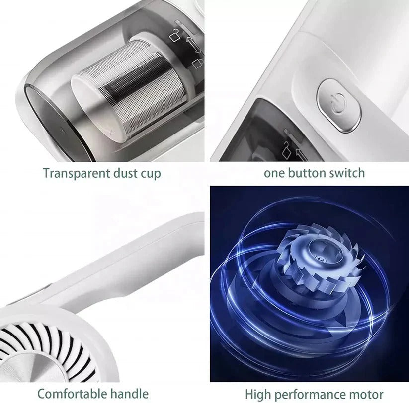 Cordless Mattress Cleaner with UV Technology and Powerful Suction