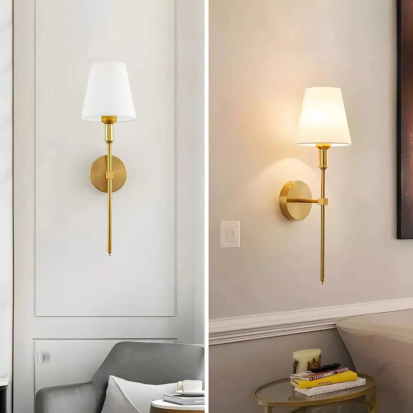Wireless Wall Lamps with Remote Control - Set of 2