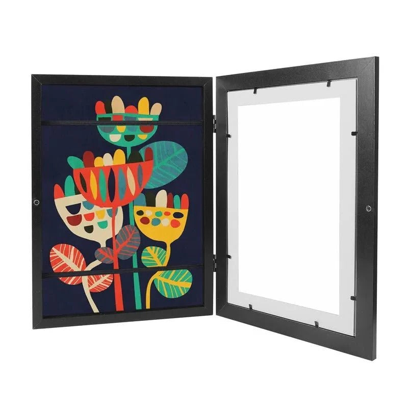 Innovative Rotating Frame for Showcasing Kids' Art - Holds 150 Pieces