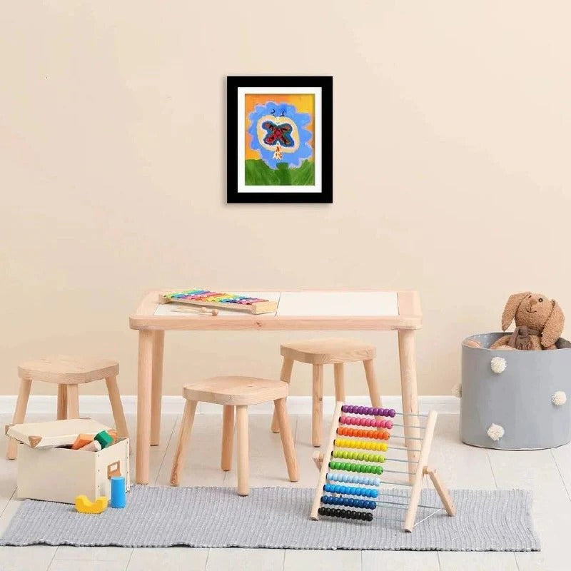 Innovative Rotating Frame for Showcasing Kids' Art - Holds 150 Pieces