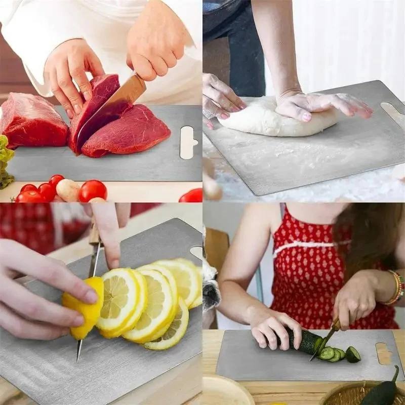 Durable Non-Slip Cutting Board with Juice Channel for Mess-Free Prep