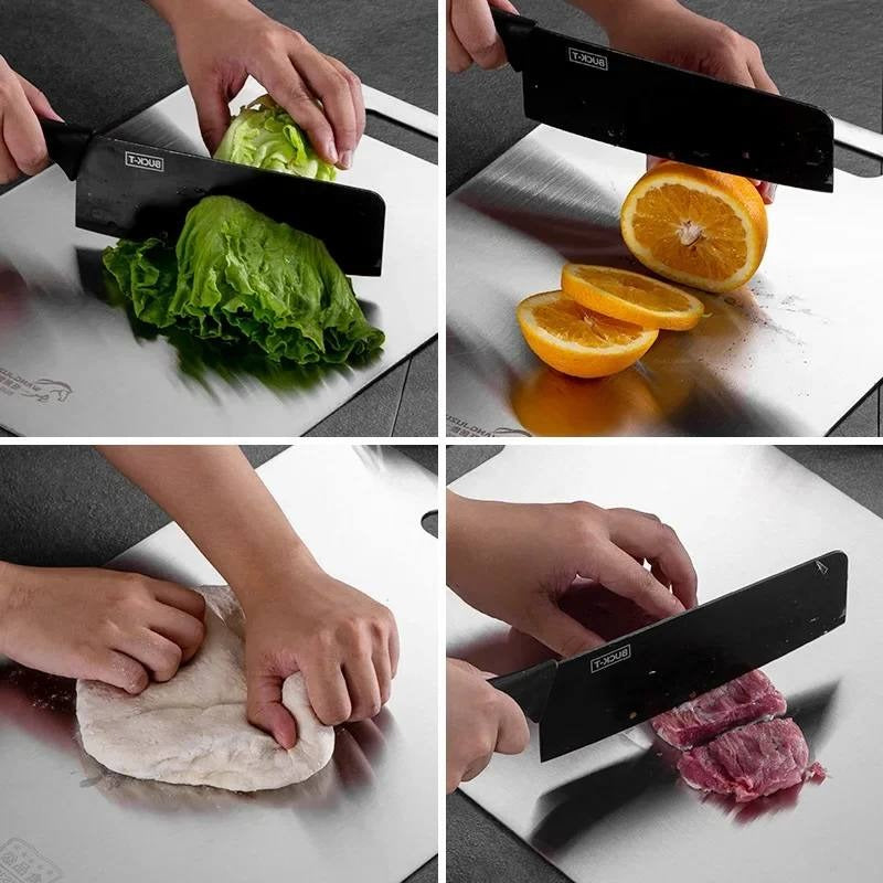 Durable Non-Slip Cutting Board with Juice Channel for Mess-Free Prep