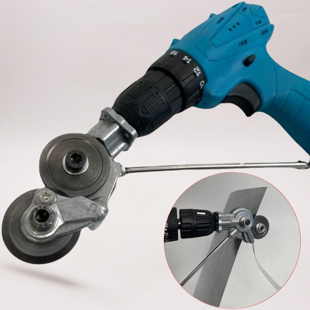 Precision Metal Cutter Drill Attachment for Effortless Shaping