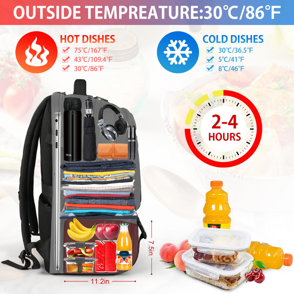 Ultimate Travel Backpack with Insulated Laptop Compartment