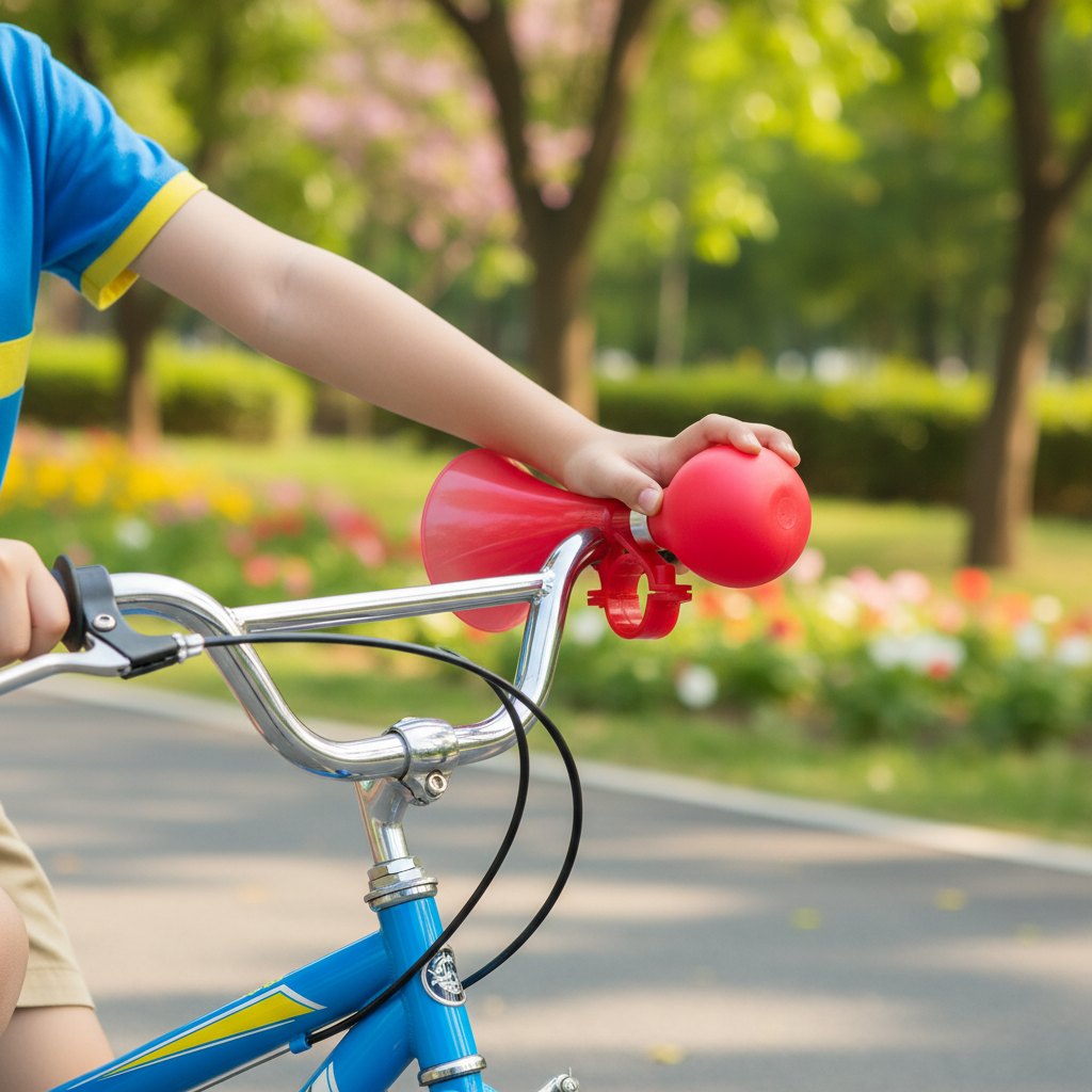 High-Volume Bicycle Alert Horn with Easy Mounting System