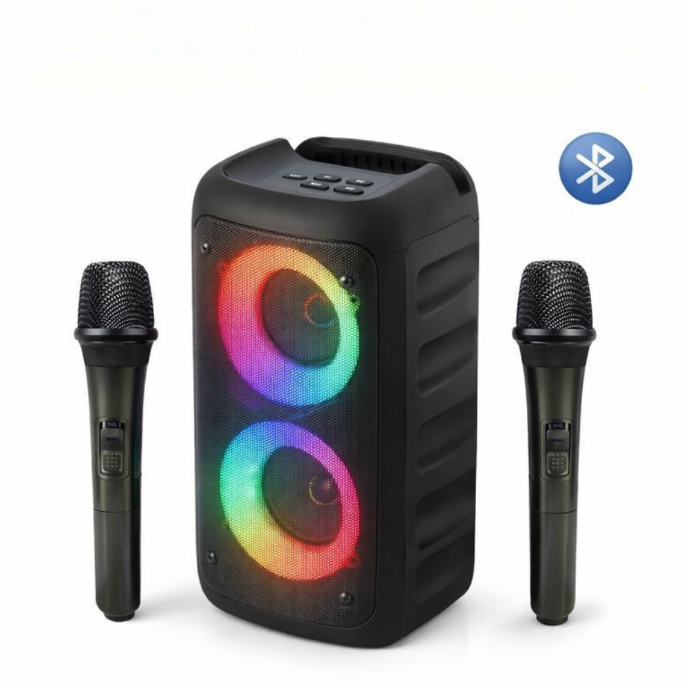 Ultimate Portable Karaoke System with Dual Microphones