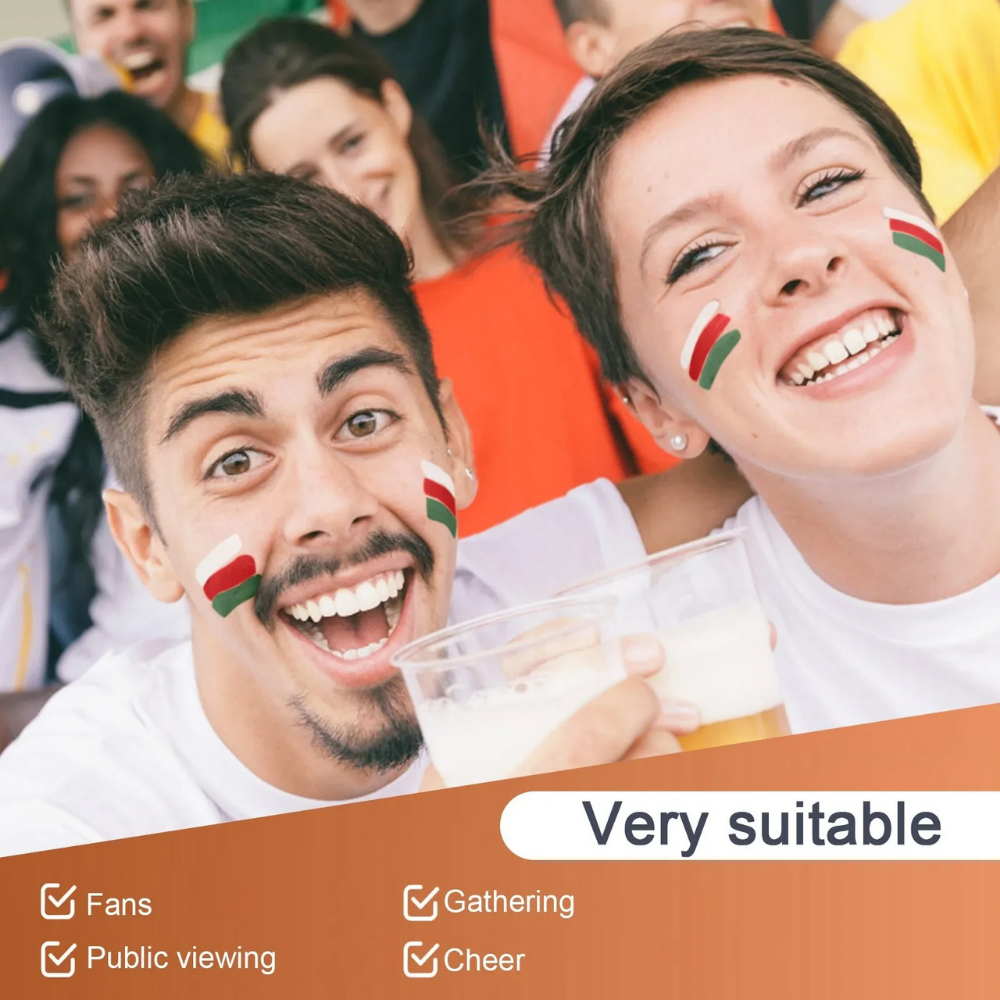 Vibrant Face Paint Stick for Sports and Celebration