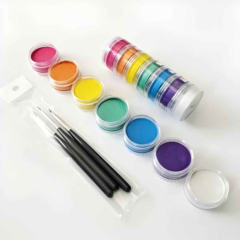Rainbow Fusion Body Paint Kit for Imaginative Artistry