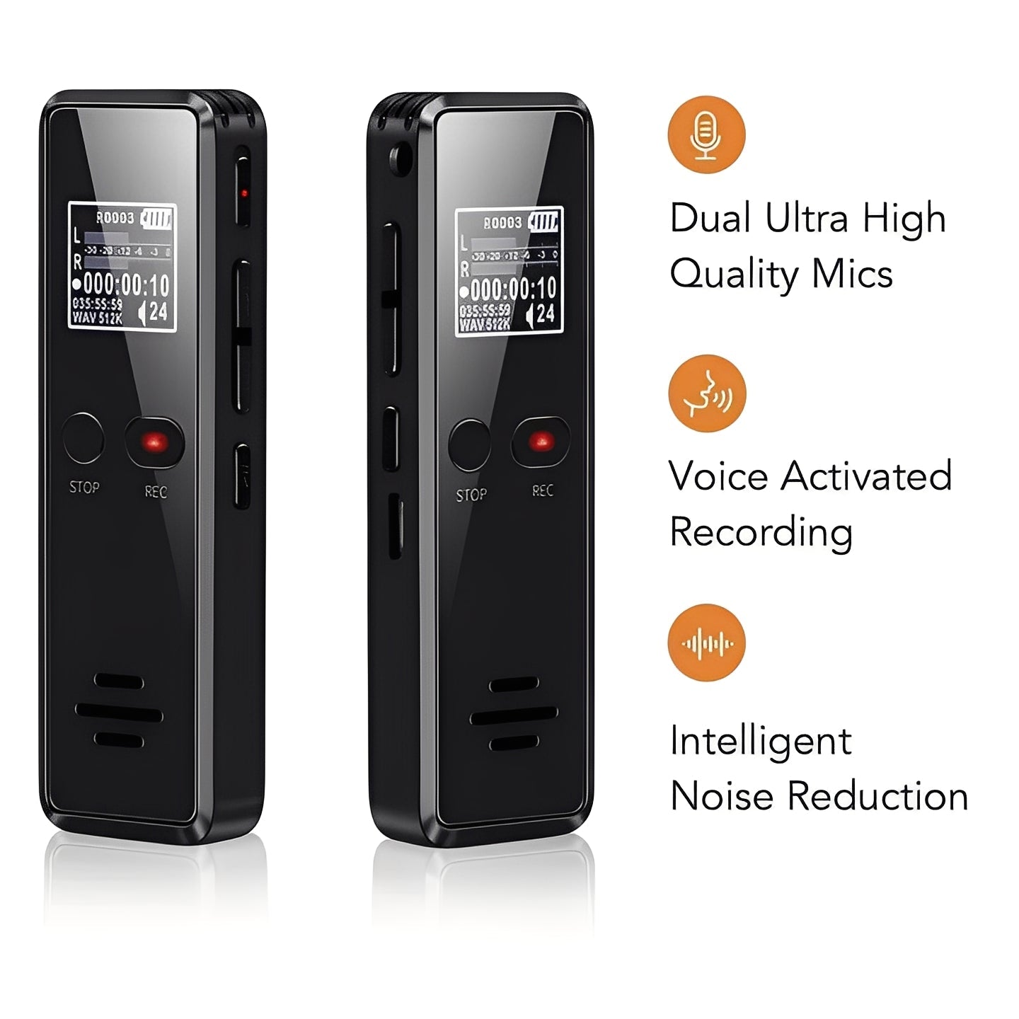 Smart Audio Recorder with Integrated Speaker