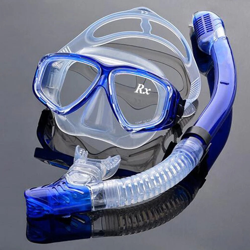 Premium Dive Mask with Anti-Fog Coating and Silicone Fit