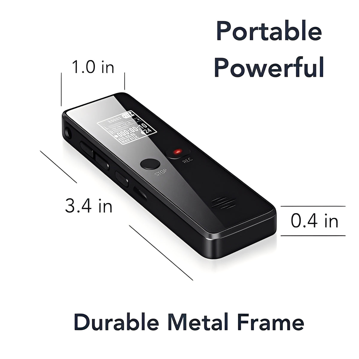 Smart Audio Recorder with Integrated Speaker