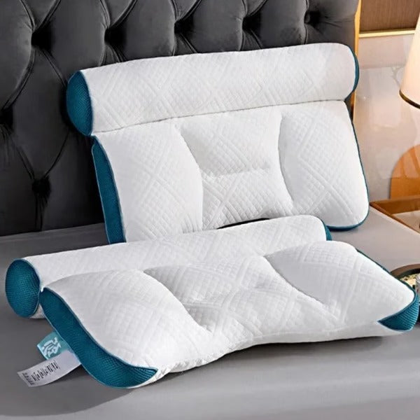 Comfortable Cervical Support Pillow with Goose Down for Better Sleep