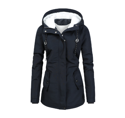 EliteShield Women's Waterproof Hooded Winter Jacket