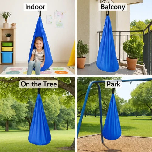 Indoor and Outdoor Hammock Swing for Sensory Therapy in Autism