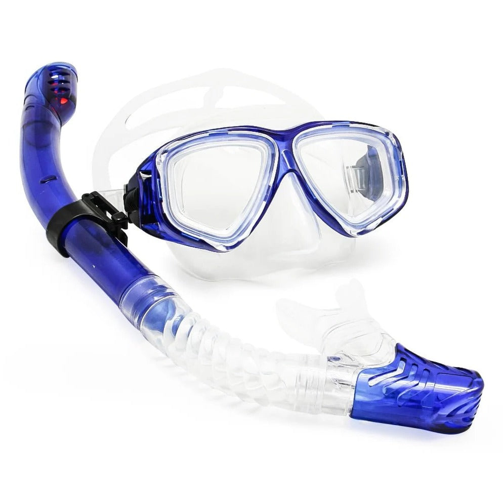 Premium Dive Mask with Anti-Fog Coating and Silicone Fit