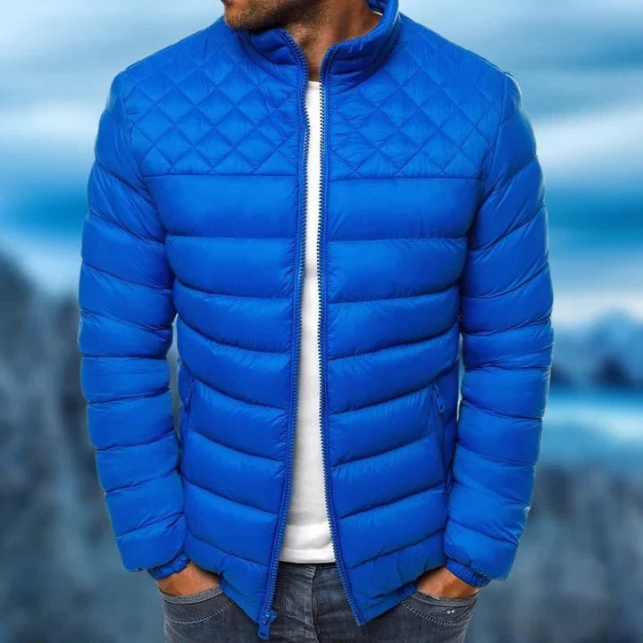 Men's Weather-Resistant Quilted Jacket for All Conditions