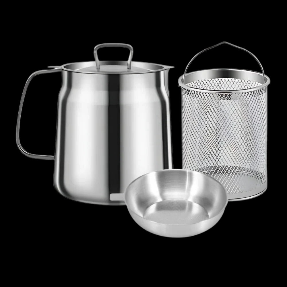 Deep Fryer and Cooking Pot - 2-in-1 Kitchen Appliance
