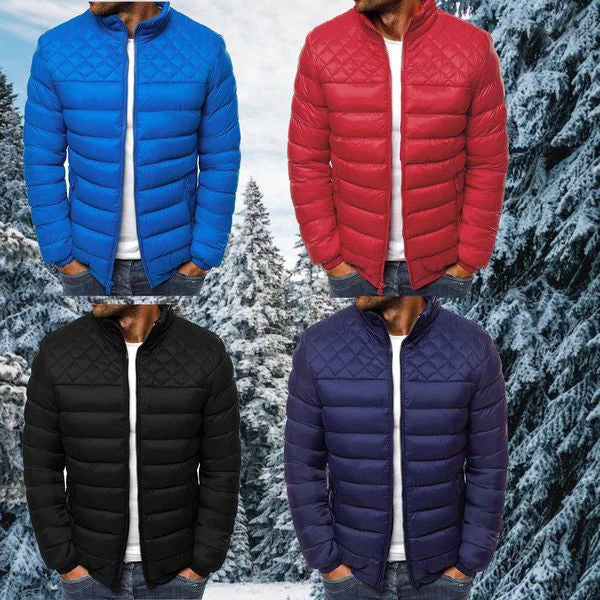 Men's Weather-Resistant Quilted Jacket for All Conditions