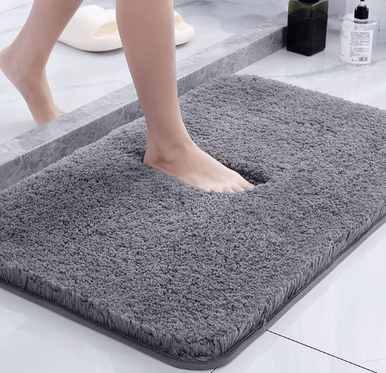 Cloud Comfort Ultra Plush Bath Mat with Safety Grip Backing
