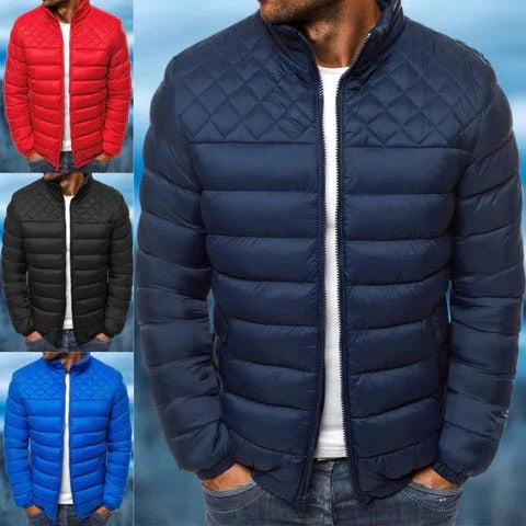 Men's Weather-Resistant Quilted Jacket for All Conditions