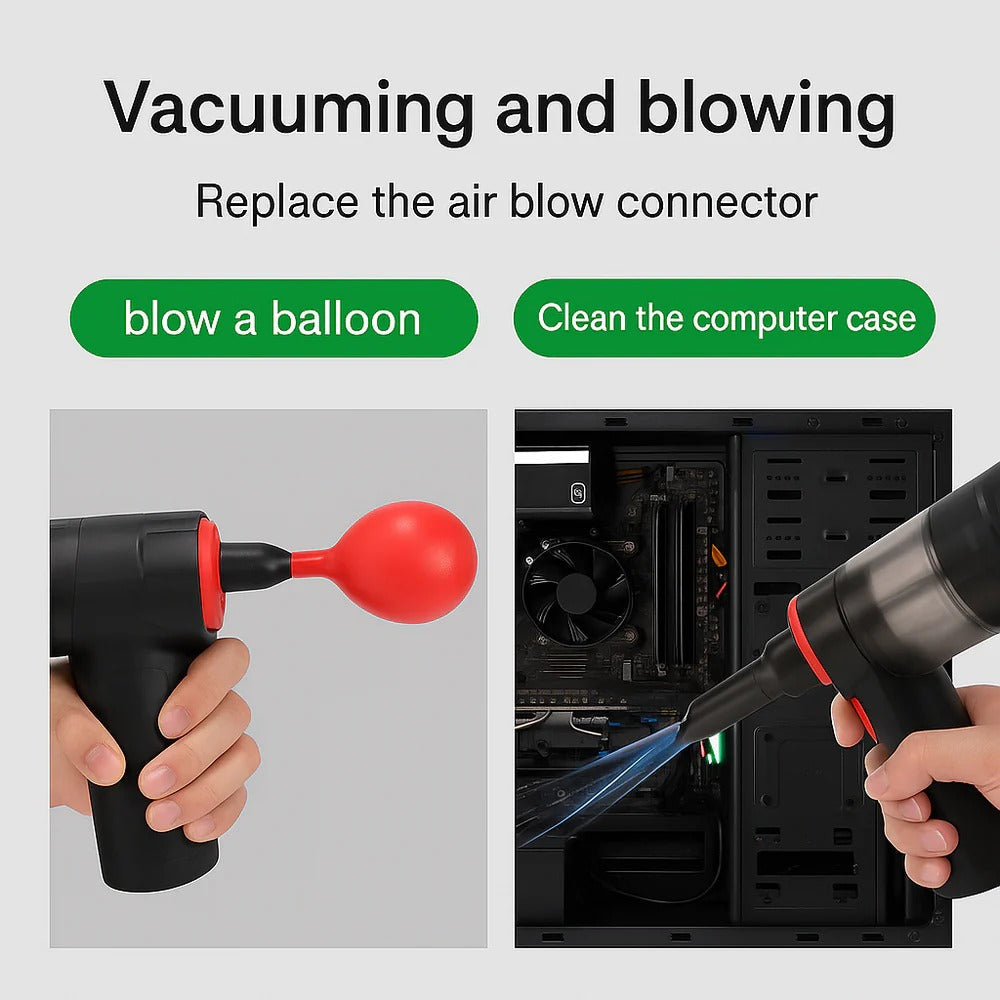 Lightweight Handheld Vacuum for Cars – 95000Pa Cordless Suction Power