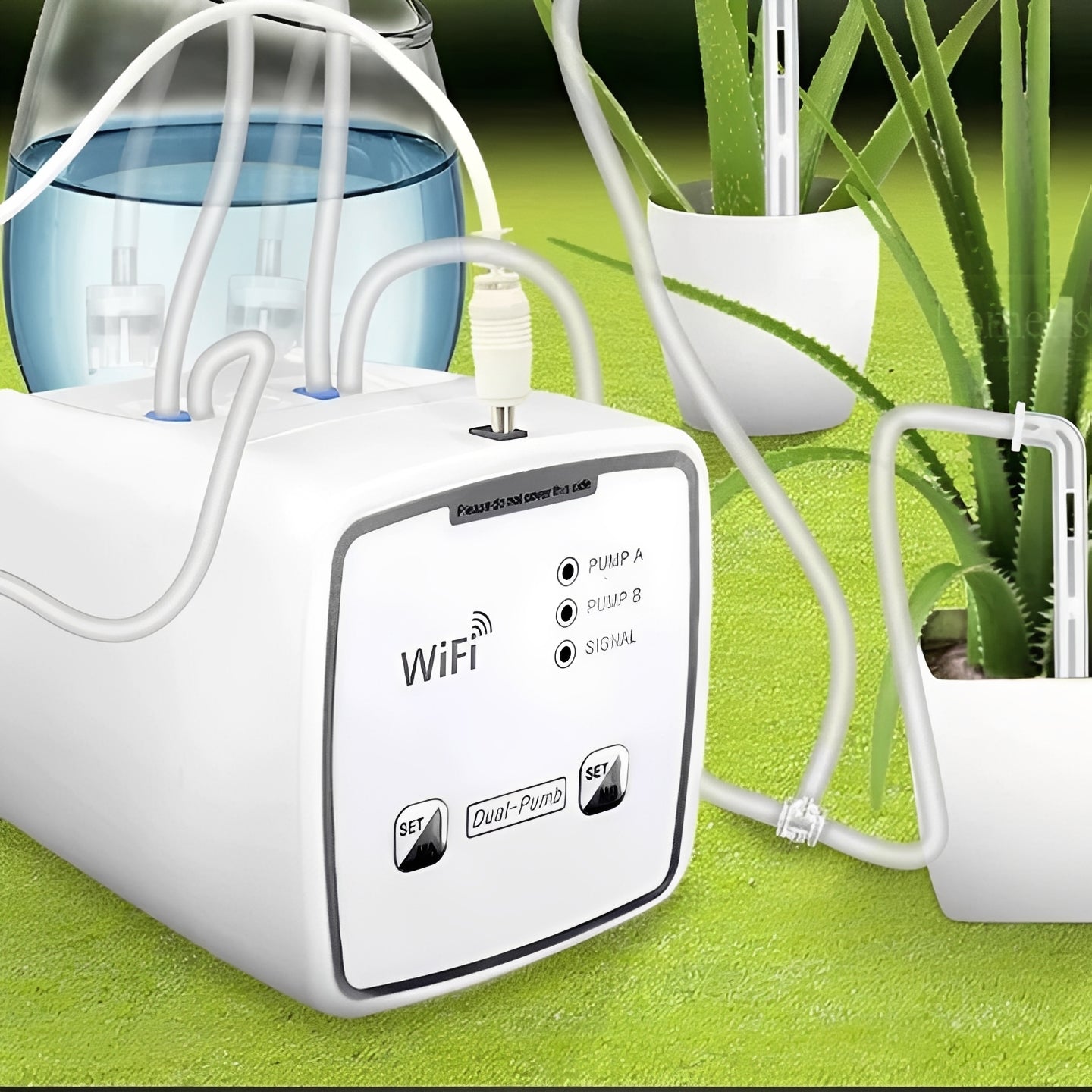 Smart Irrigation System with 20 Drip Nozzles for Plants