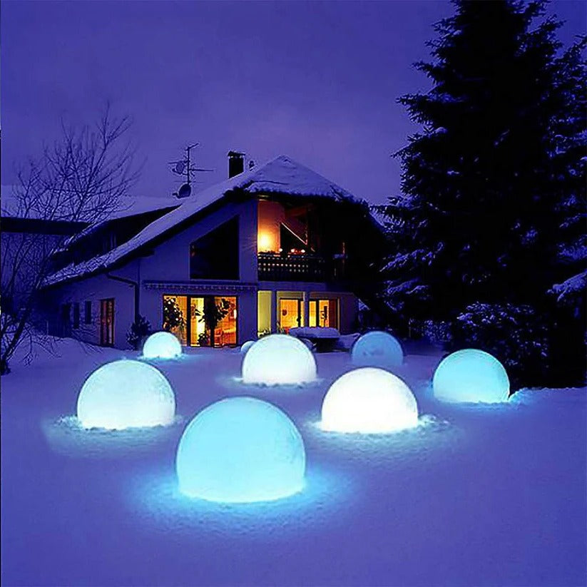 Wireless Weatherproof Sphere Light – 16 Color Outdoor Globe Lamp