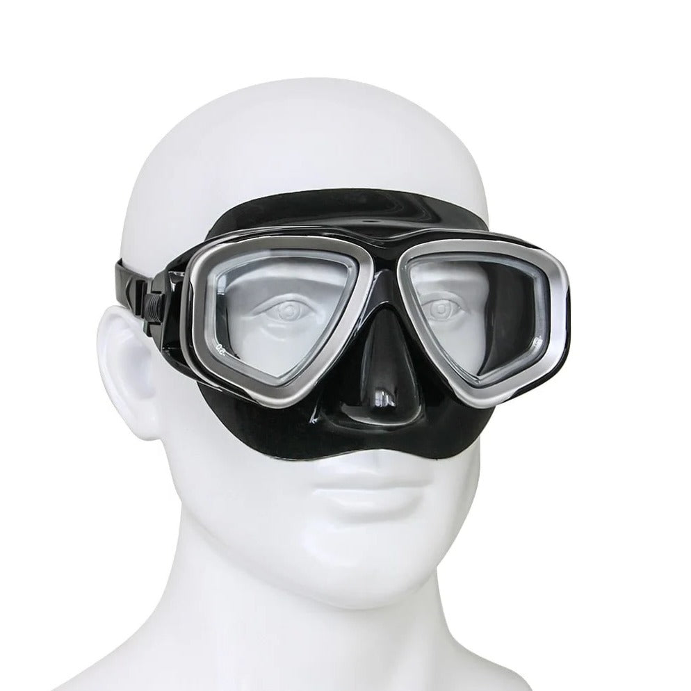 Premium Dive Mask with Anti-Fog Coating and Silicone Fit