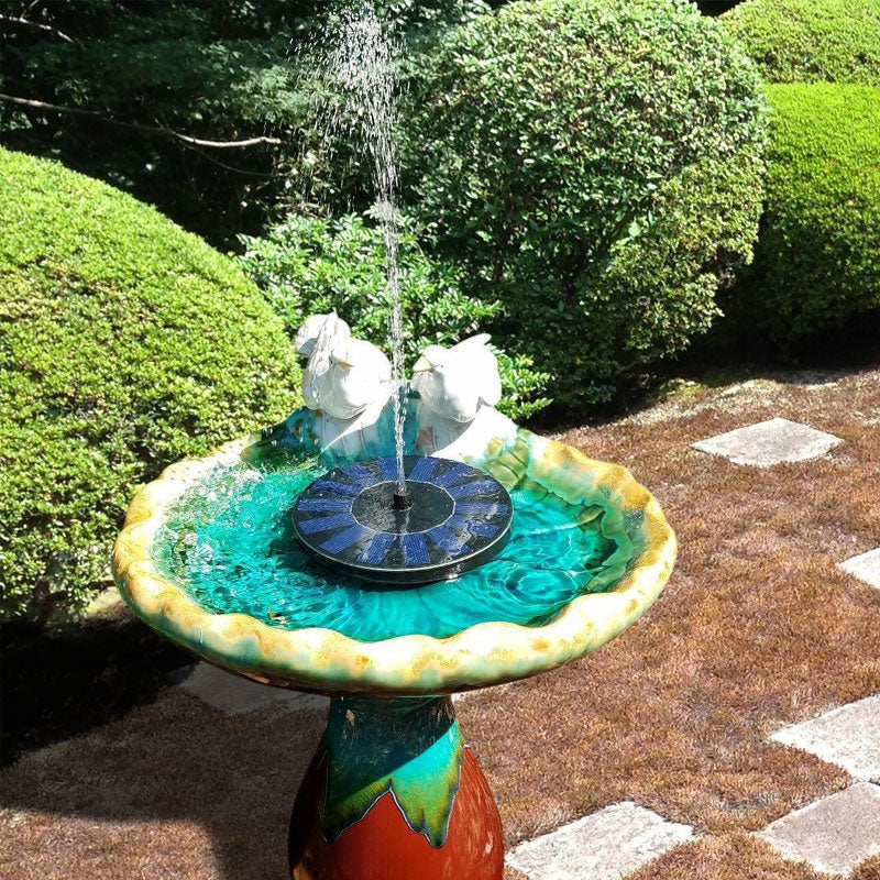 Floating Solar Fountain for Pond and Garden Decoration
