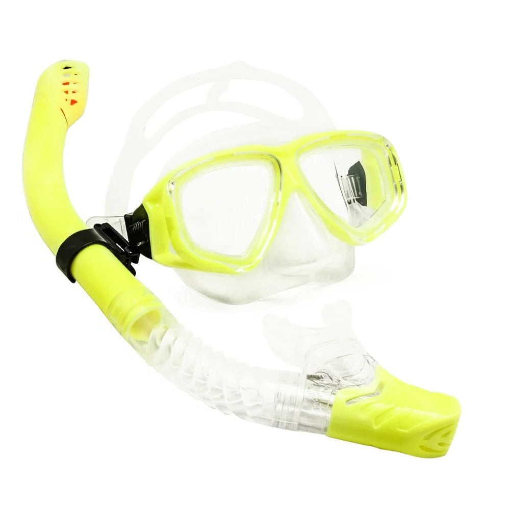 Premium Dive Mask with Anti-Fog Coating and Silicone Fit