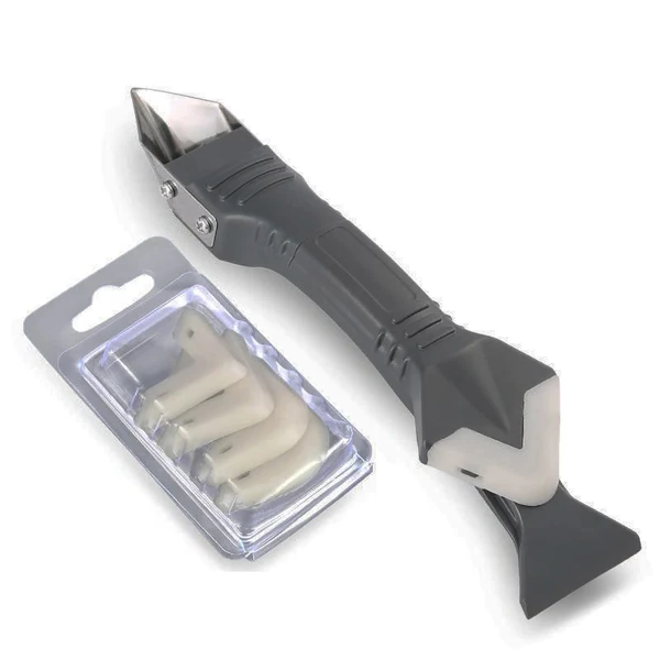 Silicone Caulking Tool - 3-in-1 Caulk Removal Solution