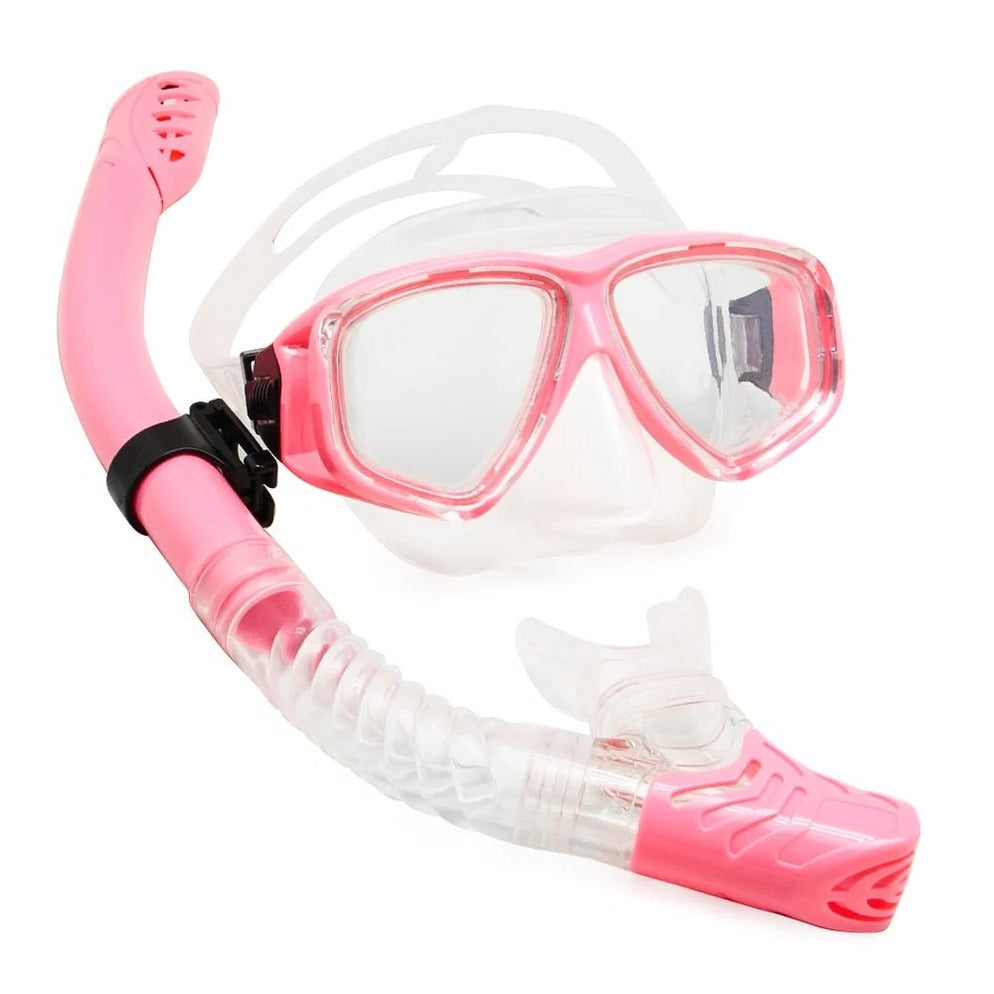 Premium Dive Mask with Anti-Fog Coating and Silicone Fit