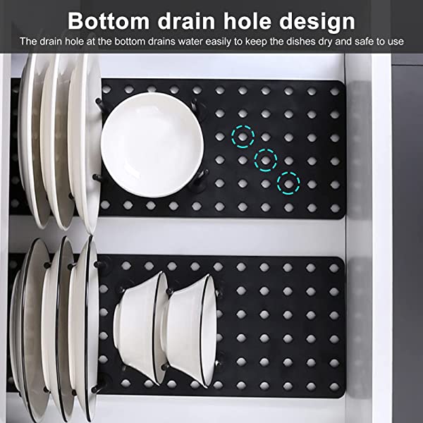 Adjustable Drain Rack for Easy Kitchen Organization