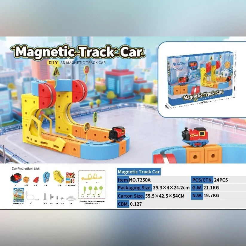 Magnetic Adventure Track Set: Engaging STEM Play for Kids