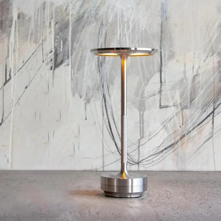 Rechargeable Touch-Control Table Lamp with Adjustable Brightness