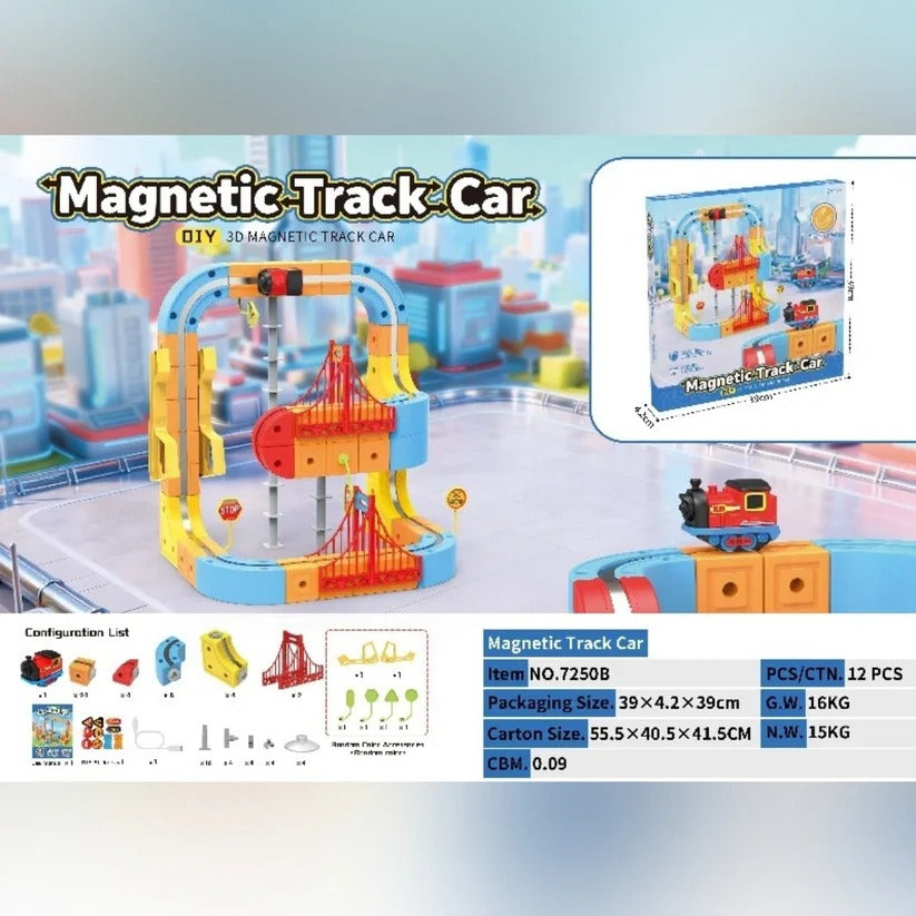 Magnetic Adventure Track Set: Engaging STEM Play for Kids