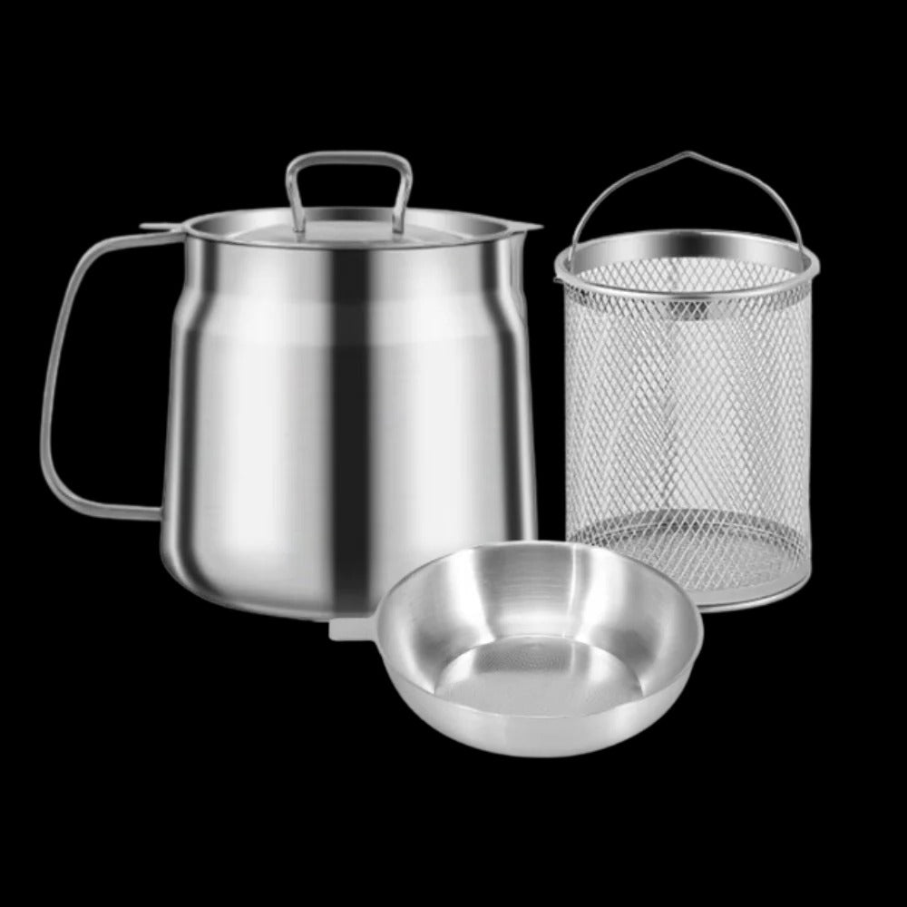 Deep Fryer and Cooking Pot - 2-in-1 Kitchen Appliance