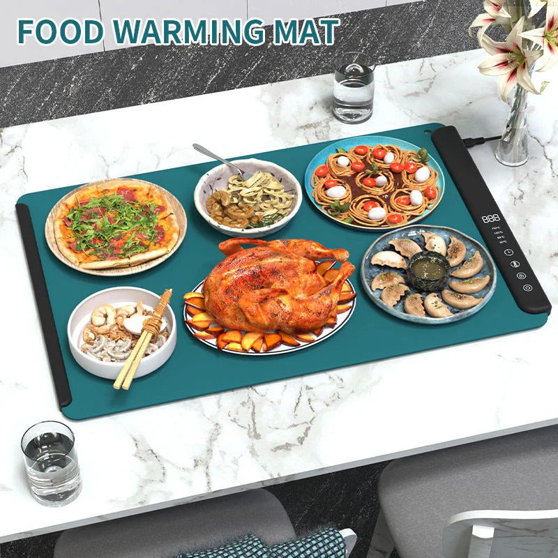 Flexible Food Warming Mat with Adjustable Heat Control