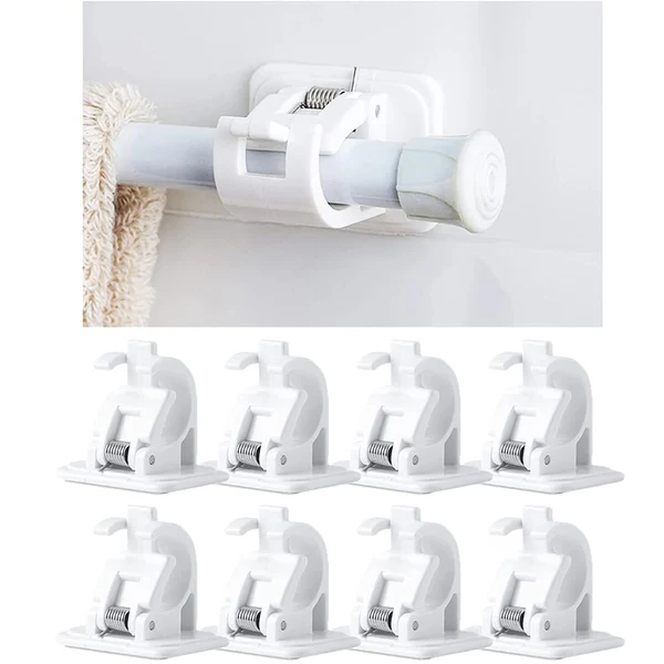 Flexible Drapery Holders with Adjustable Features