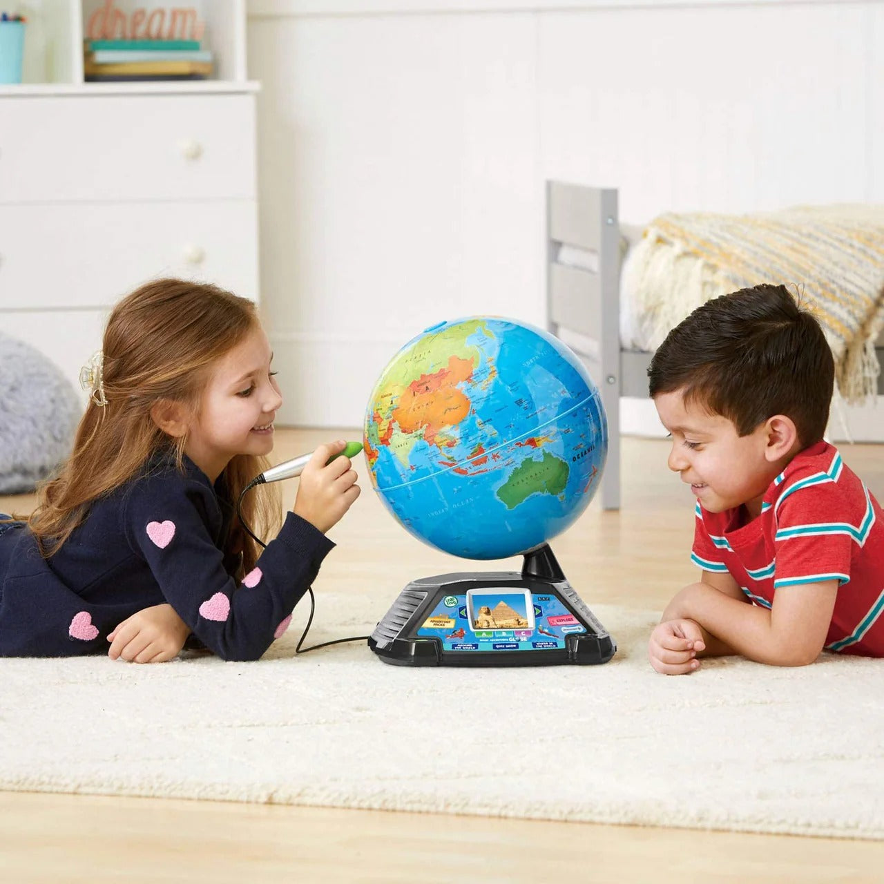 Interactive Learning Globe for Kids with Touch Technology