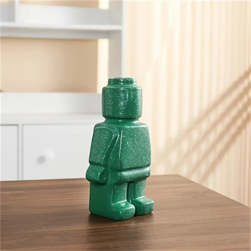 Ceramic Vase for Building with Lego Blocks