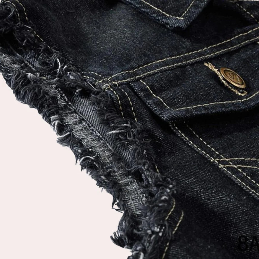 Men's Vintage Denim Waistcoat