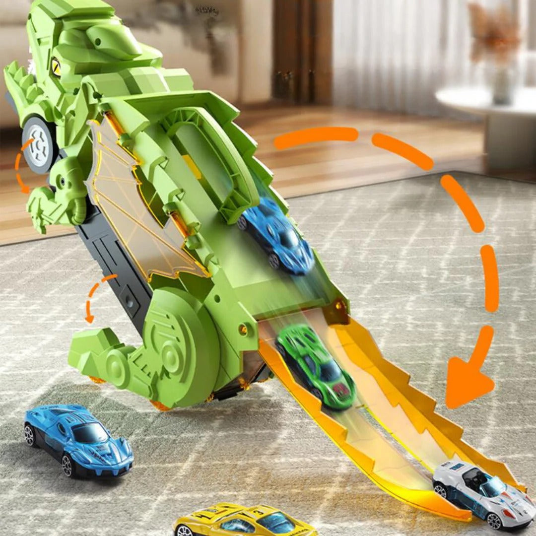 Transforming Dino Adventure Truck with Storage